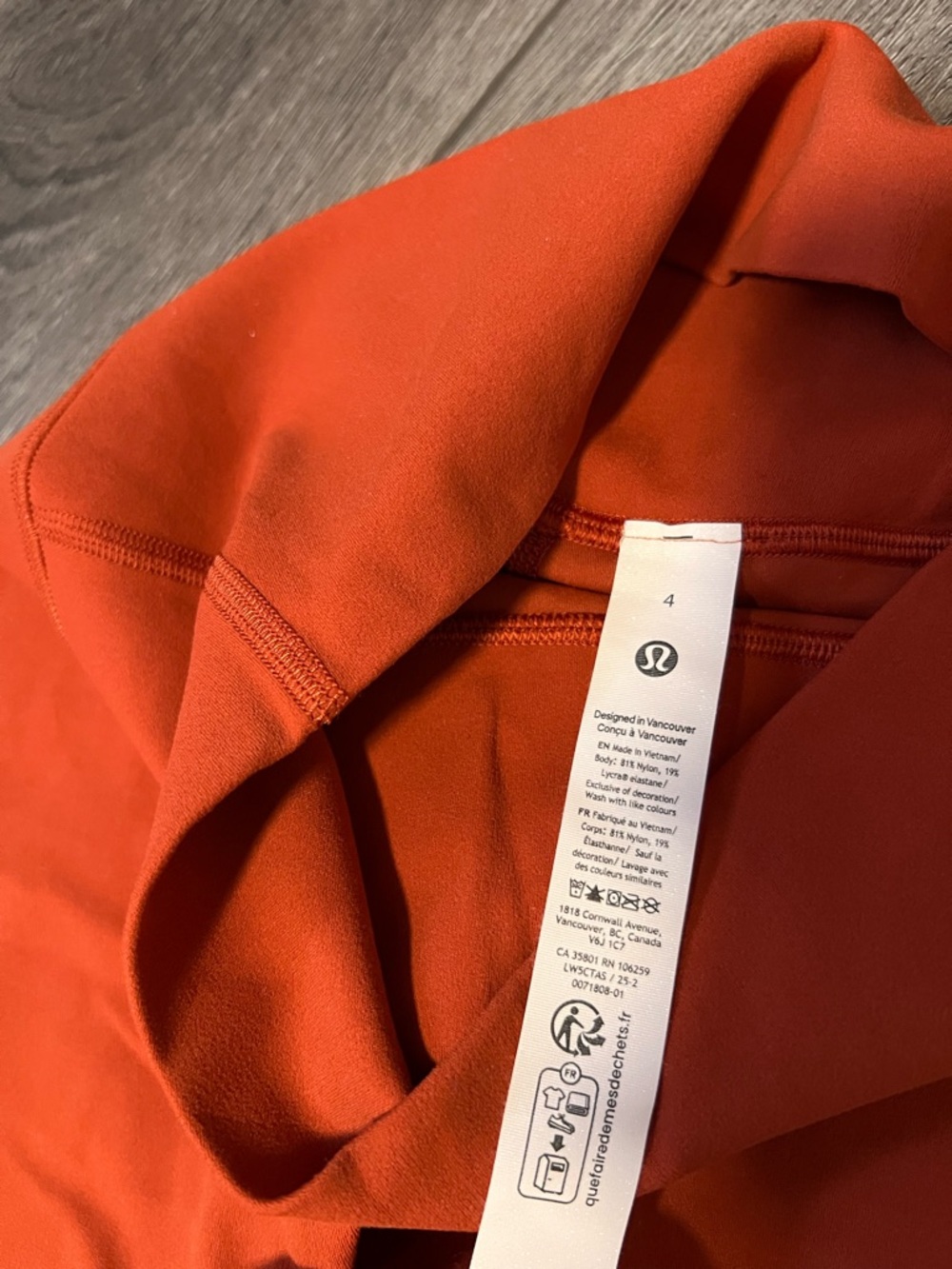 NWOT-lululemon align set in Autumn Rust - Picture 3 of 6